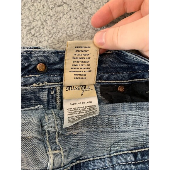 Miss Me Skinny Jeans 27 JE5757SR VTG 36D 31 Inseam Embellished Sequin - Picture 14 of 15